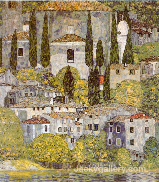 Church at Cassone sul Garda by Gustav Klimt paintings reproduction